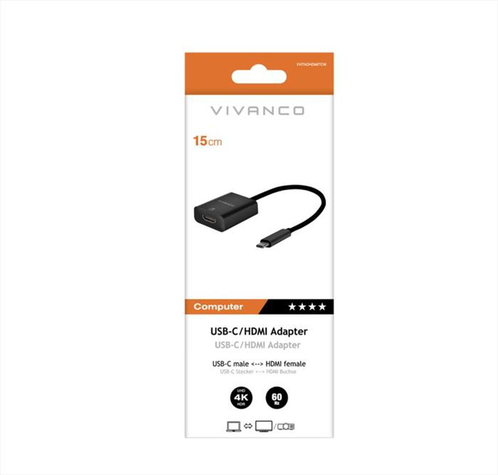 Immagine del prodotto VIVANCO - VVITADHDMITCW-Nero