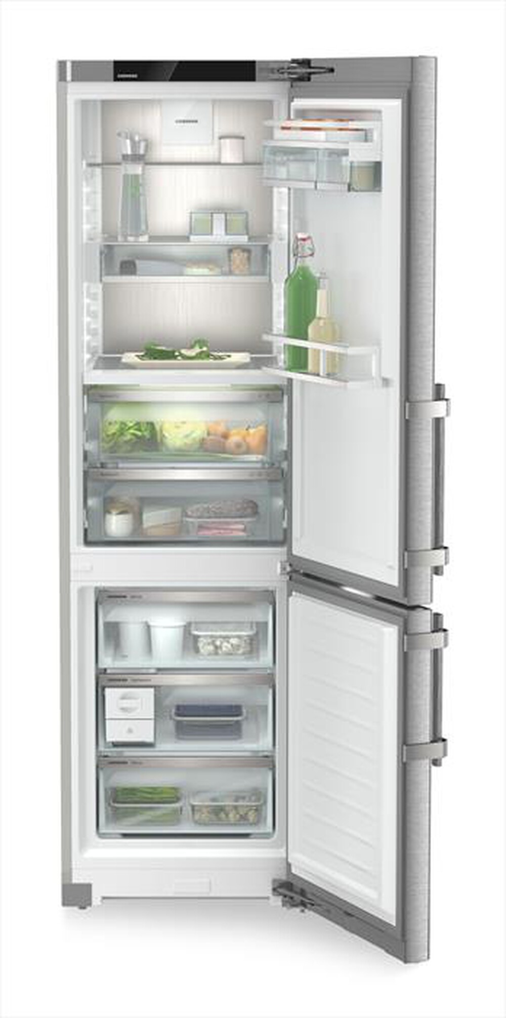"LIEBHERR - Frigorifero combinato CBNSDC 5753-20 Classe C-SmartSteel / Silver"