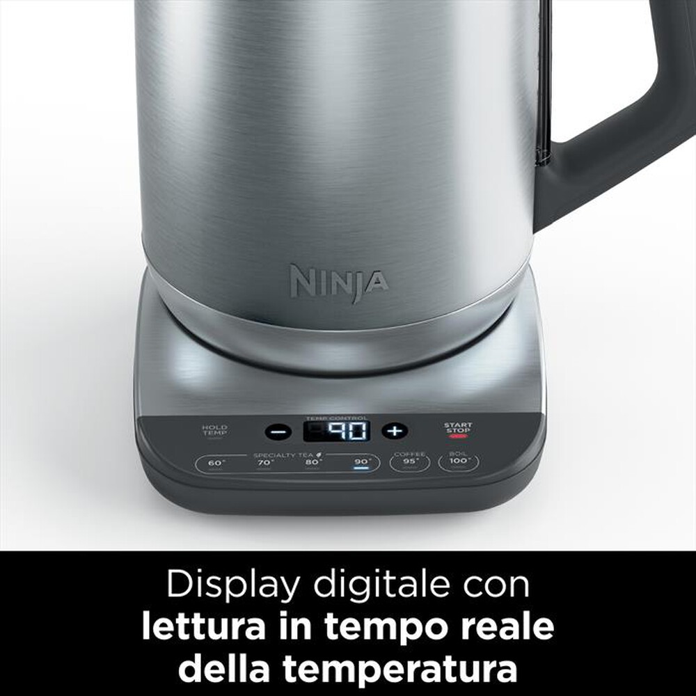 "NINJA - Bollitore KT201EU PRECISION TEMP. ELECTRIC KETTLE-ACCIAIO"