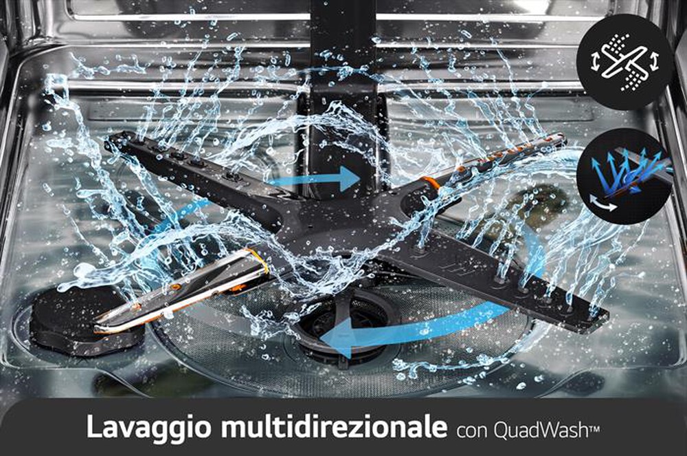 Immagine del prodotto LG - Lavastoviglie DB597TXS  Classe A-20% 14coperti-Noble Steel