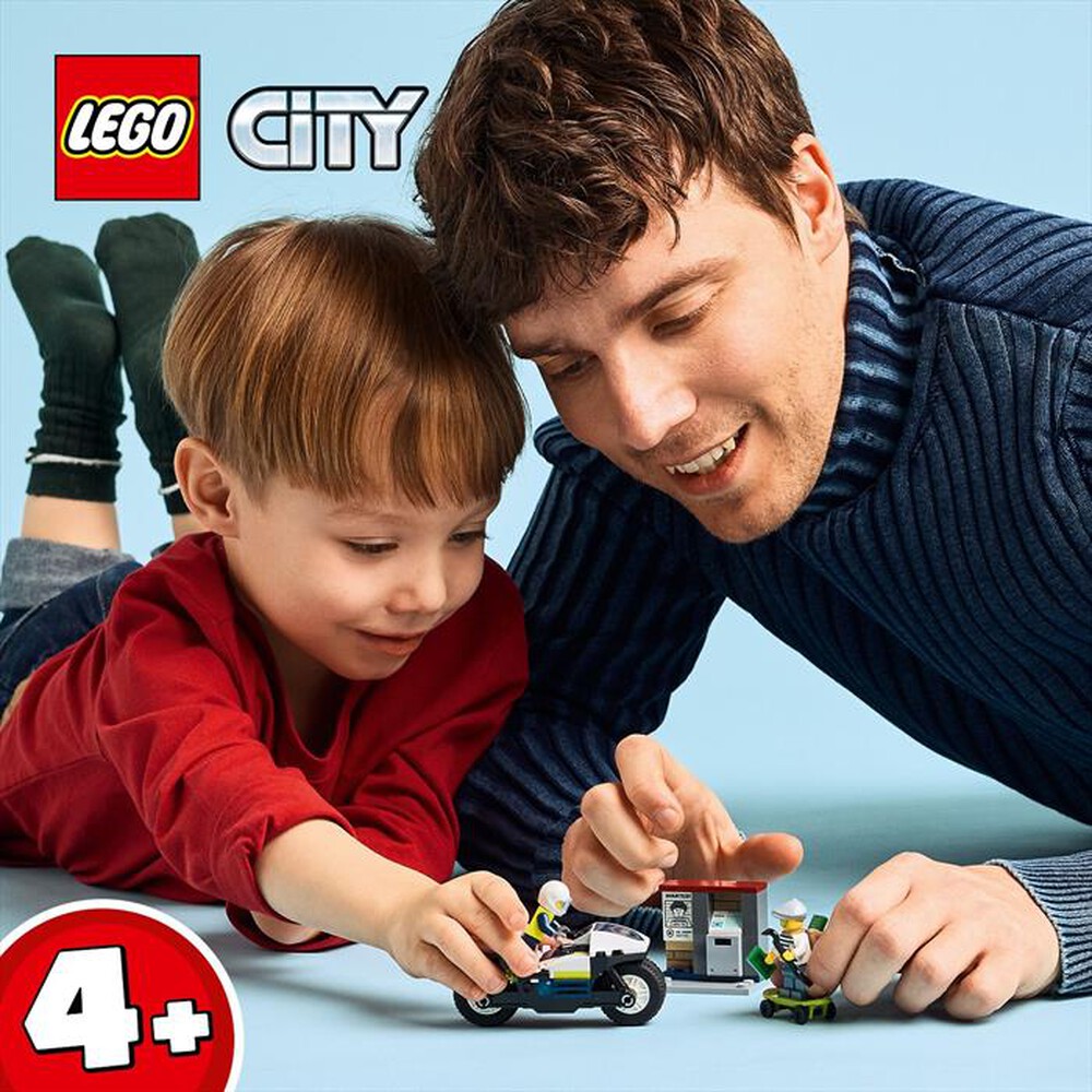 "LEGO - CITY Inseguimento della moto della Polizia - 60455"