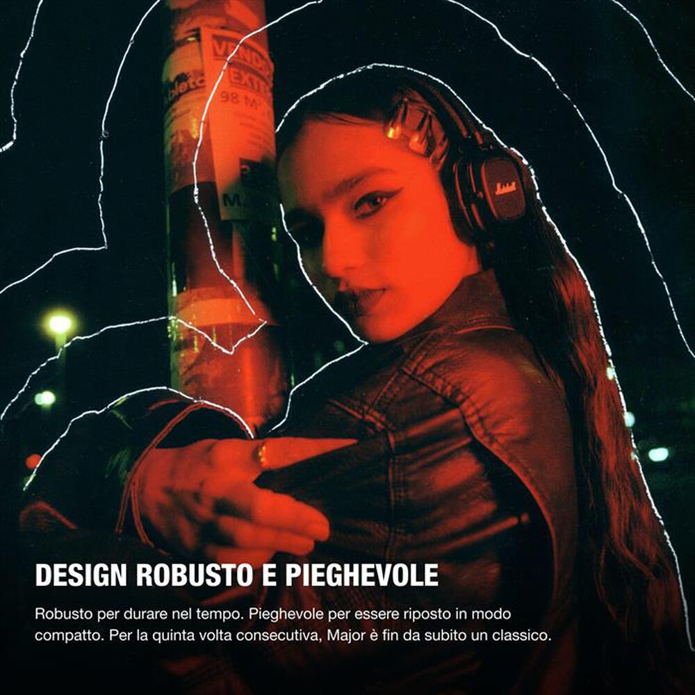 Immagine del prodotto MARSHALL - Cuffie a padiglione semi aperto Major V