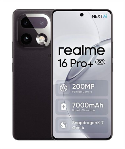 REALME - Smartphone REALME 16 PRO+ 5G (512GB 12GB)-Master Grey