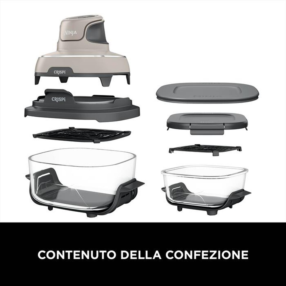 Immagine del prodotto NINJA - FRIGGITRICE AD ARIA IN VETRO PORTATILE CRISPI-Tortora
