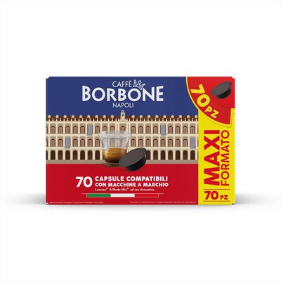 CAFFE BORBONE - Espresso Miscela Nobile 70pz capsule Nespresso-Multicolore