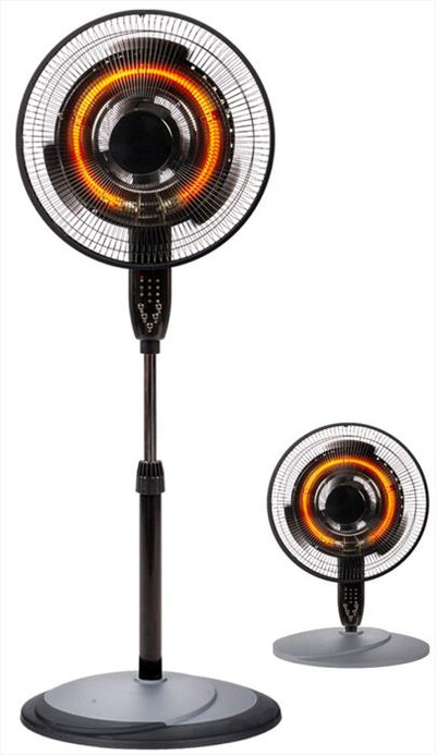 DCG ELTRONIC - Ventilatore a piantana VESA05-NERO