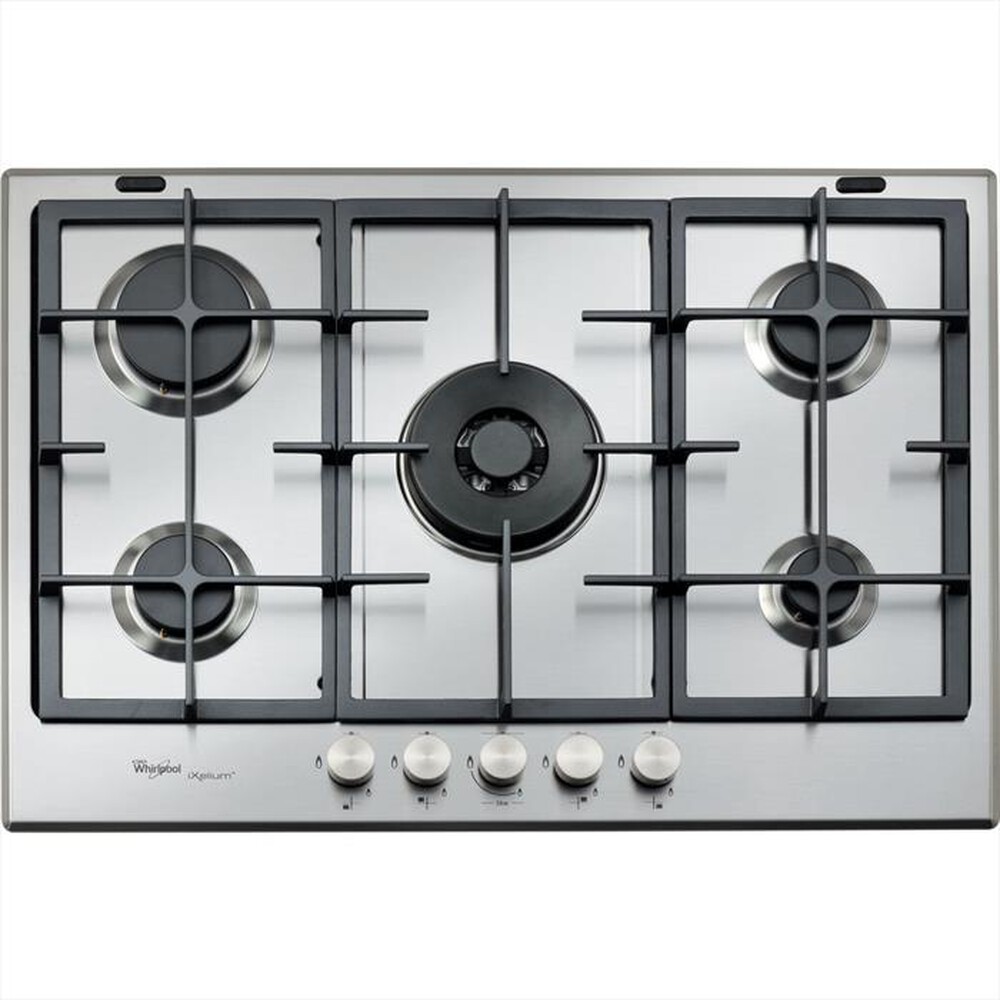 Immagine del prodotto WHIRLPOOL - Piano cottura a gas IXELIUM GMR 7522/IXL 73cm-Acciaio inossidabile