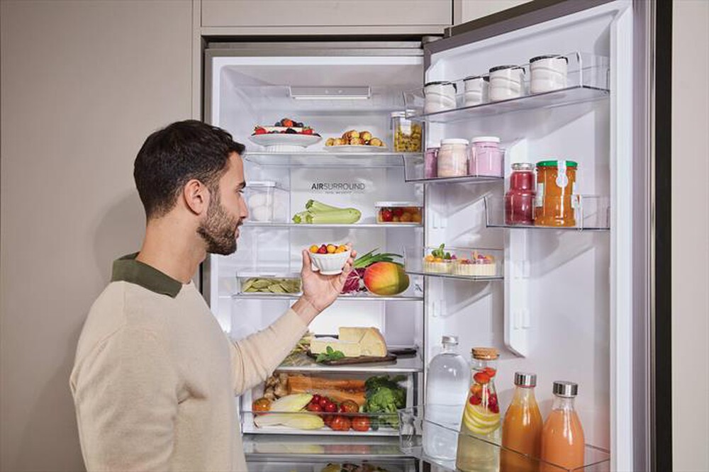 Immagine del prodotto HAIER - Frigorifero Combinato 414L HTR3620CNMG Classe C-Argento