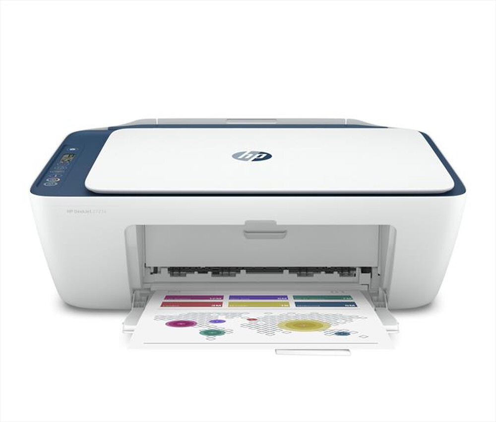 "HP - MULTIFUNZIONE DESKJET 2721E 6 MESI INSTANT INK HP+-Blue"
