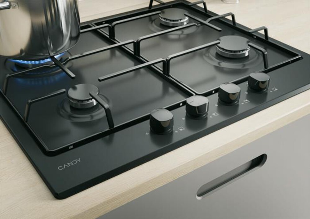 Immagine del prodotto CANDY - Piano cottura a gas CHW6BRBB 59,5 cm-Nero