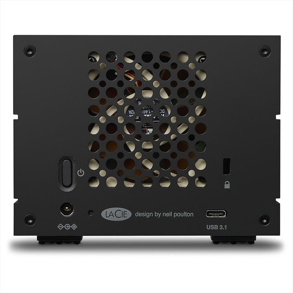 "LACIE - Hard disk esterno 36TB 2BIG RAID USB 3.1 TYPE-C-Nero"