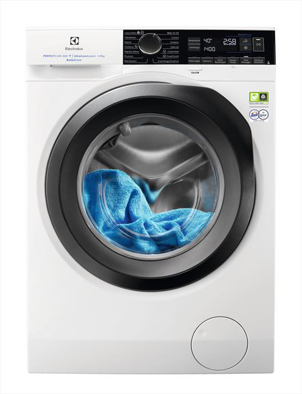 Immagine del prodotto ELECTROLUX - Lavatrice EW8F296BQ 9 Kg Classe A-Bianco/oblò nero