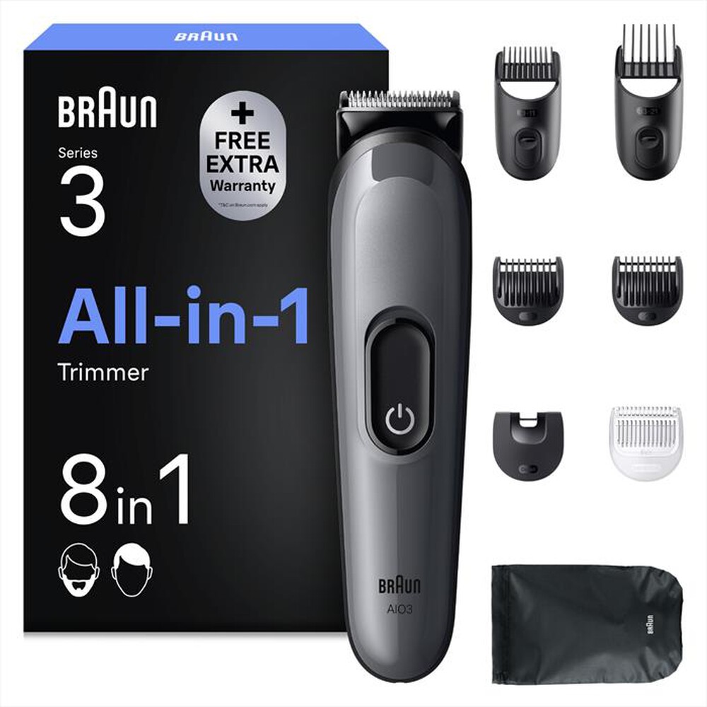Immagine del prodotto BRAUN - Rasoio AIO 3540-GRIGIO