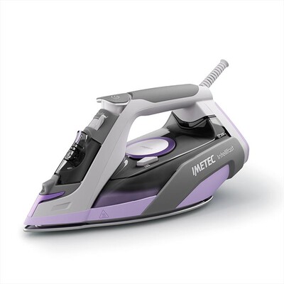 IMETEC - FERRO DA STIRO A VAPORE INTELLIFAST-Grigio, Viola