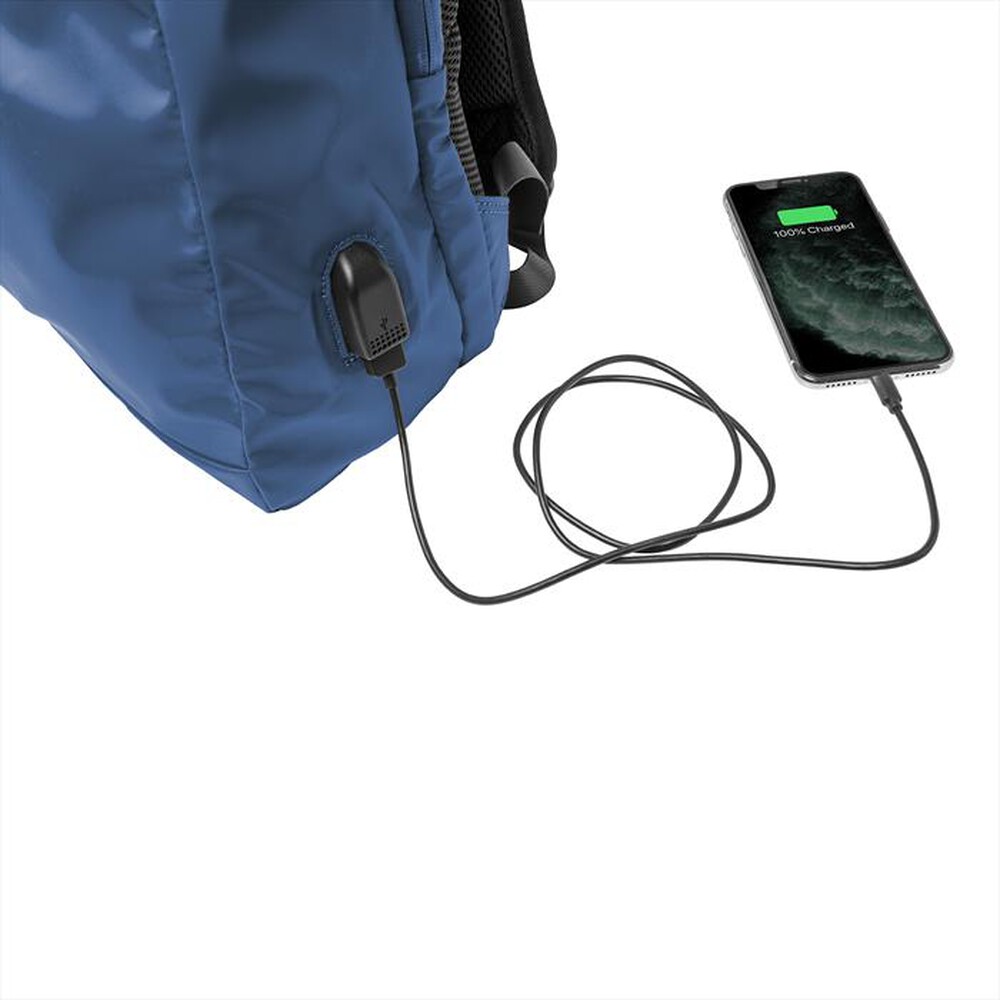 "CELLY - FUNKYBACKBL - FUNKY BACKPACK-Blu/Tessuto"
