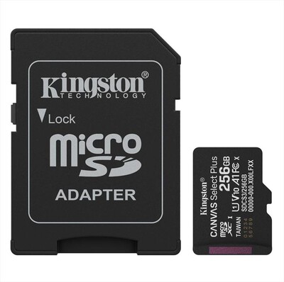 KINGSTON - Scheda di memoria SDCS3/256GB-Nero
