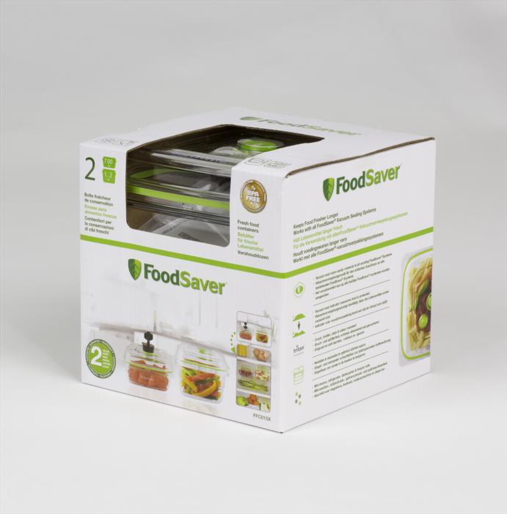 "FOODSAVER - KIT 2 CONTENITORI SALVAFR"