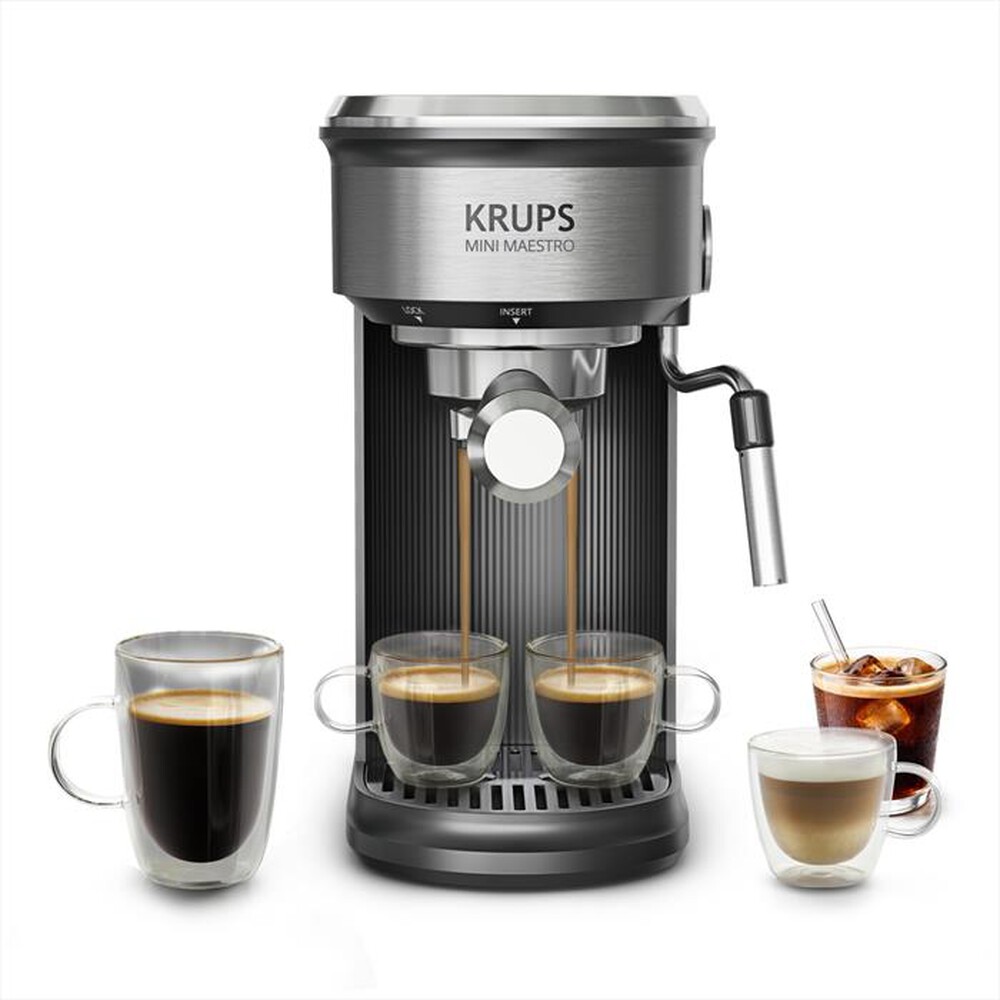 Immagine del prodotto KRUPS - Macchina per caff&egrave; espresso Mini Maestro XP350DE0-Nero/Inox