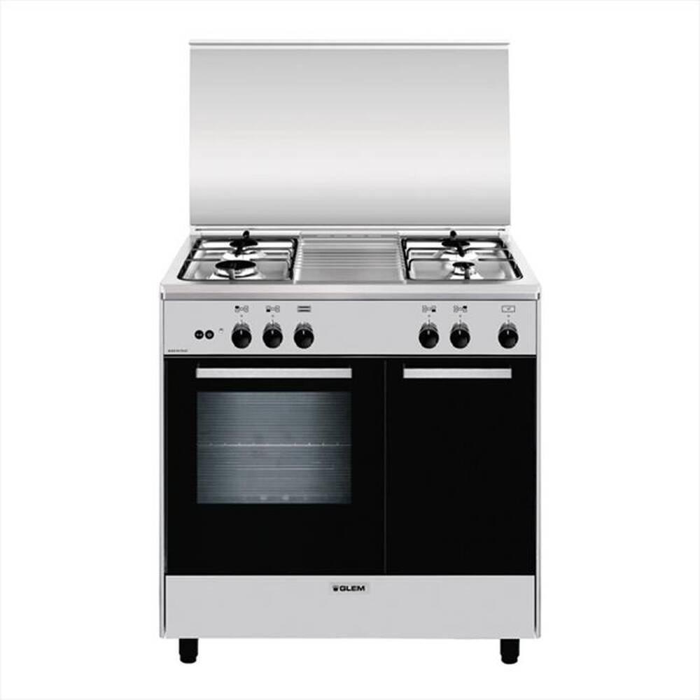 "GLEM GAS - Cucina a gas AR854GI Classe A-Inox"