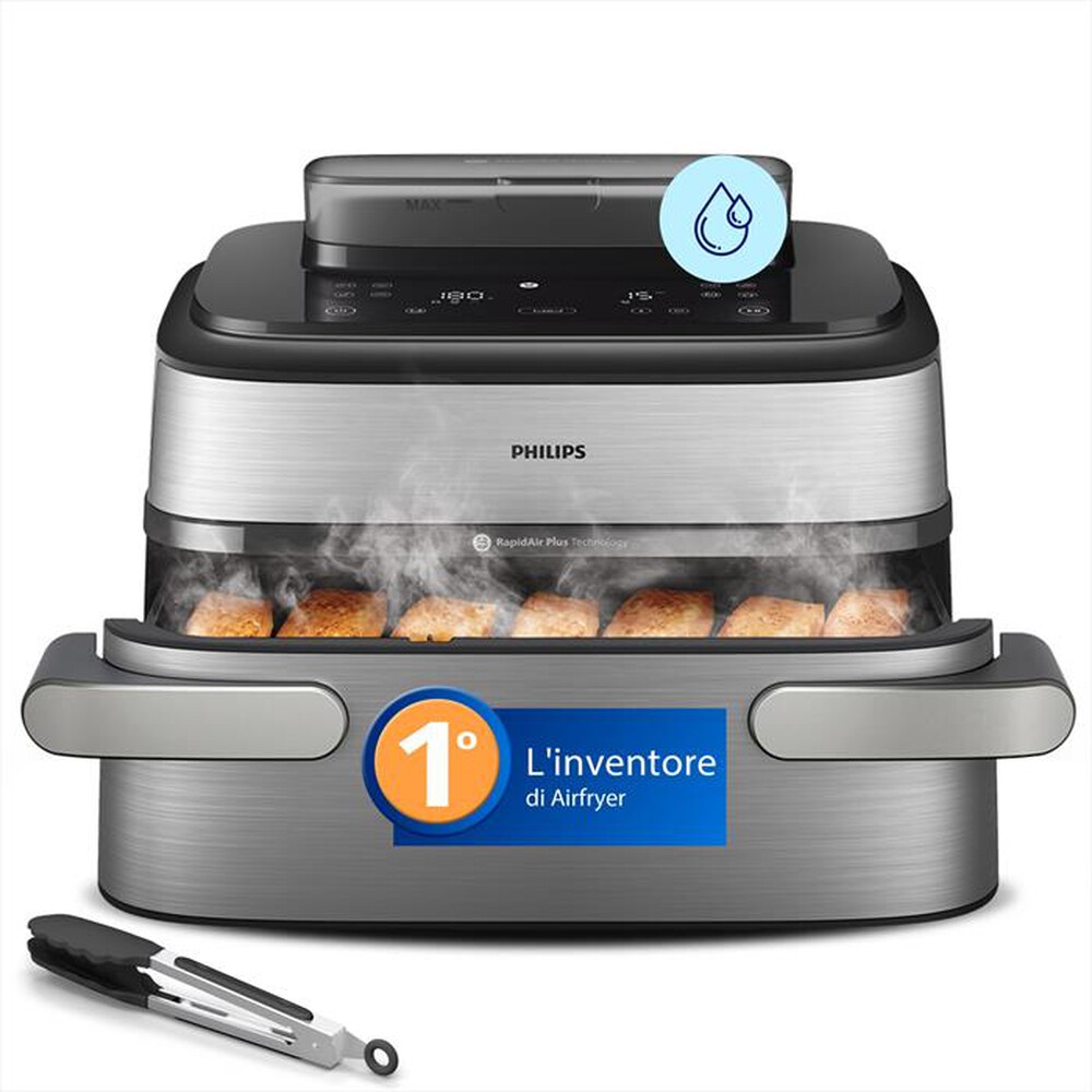 Immagine del prodotto PHILIPS - Friggitrice ad aria AIRFRYER Serie 5000 NA565/02-Inox