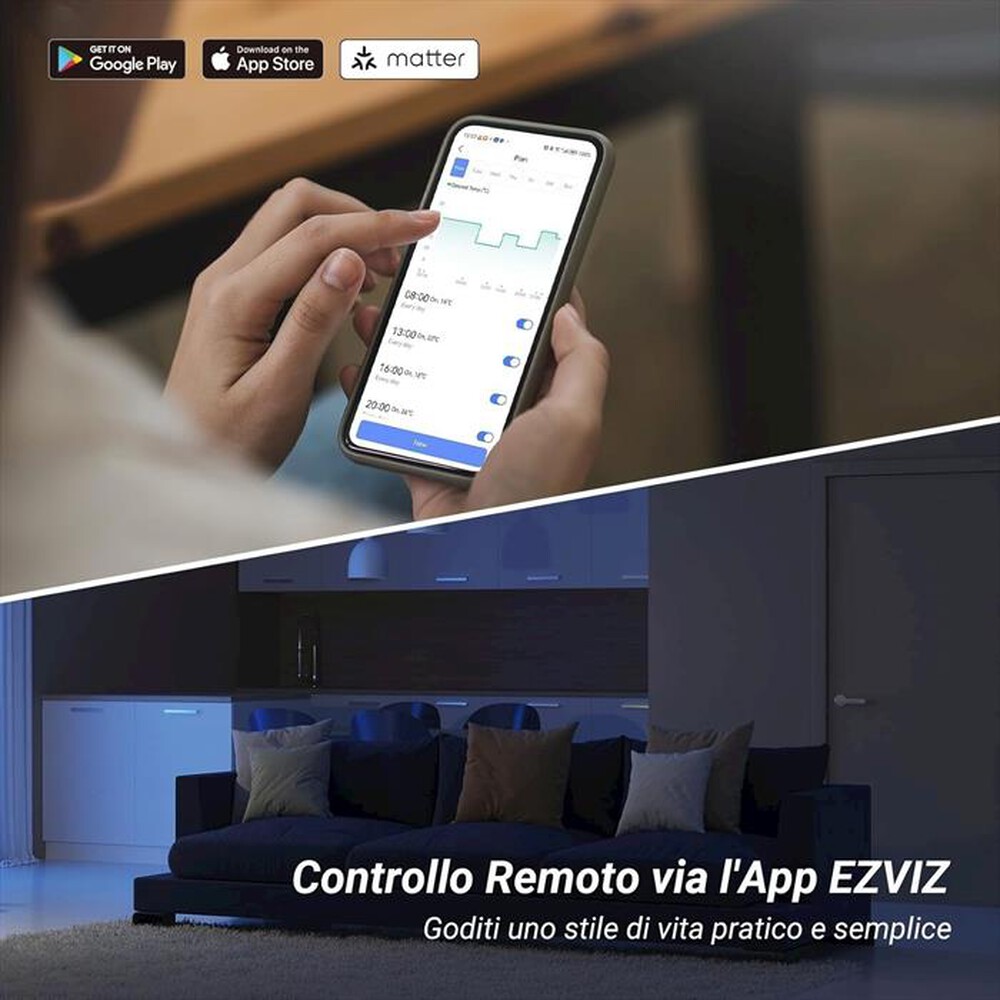 Immagine del prodotto EZVIZ - Presa smart Wi-Fi 16A T30-10E-Bianco