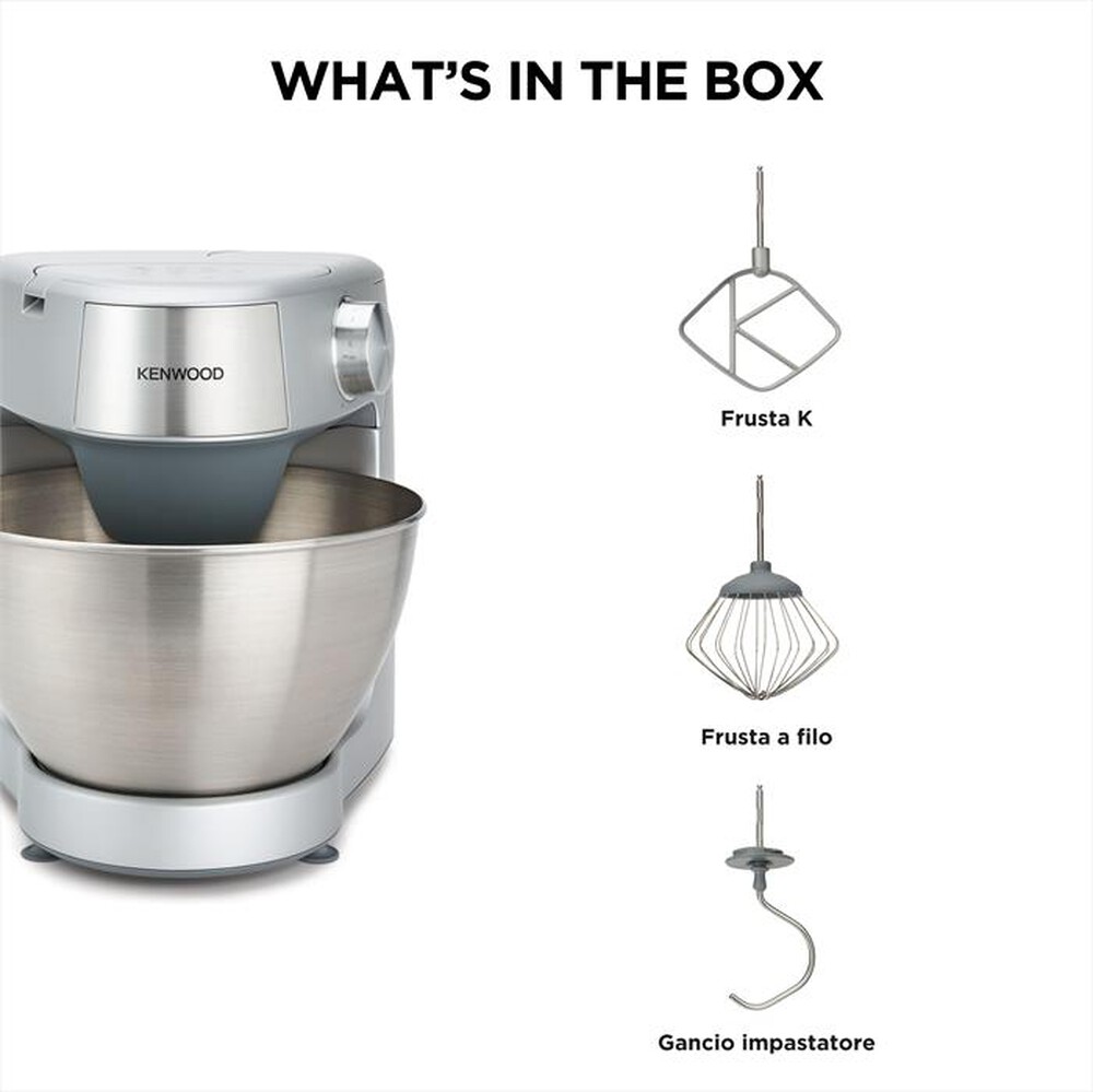 "KENWOOD. - PROSPERO+ KHC29.A0SI IMPASTATRICE PLANETARIA-SILVER"