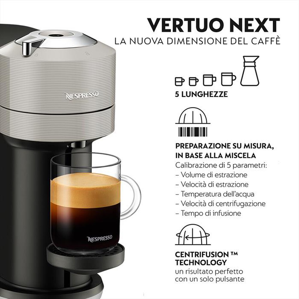 "KRUPS - Macchina da caffè XN910B Vertuo Next Nespresso"