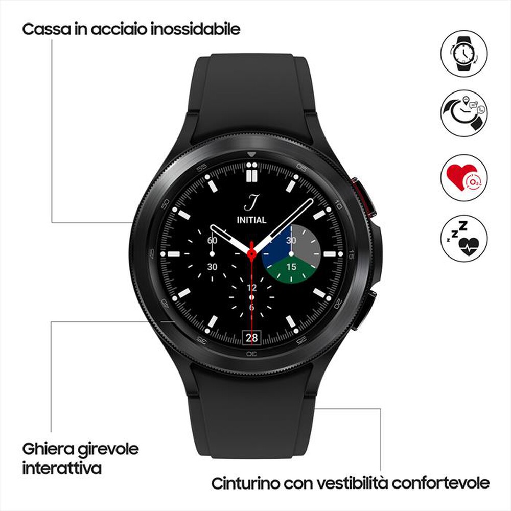 "SAMSUNG - GALAXY WATCH4 CLASSIC 46MM BT-Black"