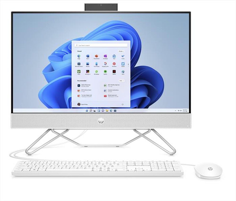 "HP - Desktop ALL-IN-ONE 24-CB0018NL-Starry white"