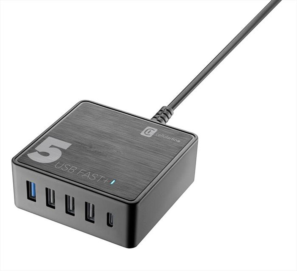 Immagine del prodotto CELLULARLINE - ACHUSB5QCPD60WK Carica batterie-Nero