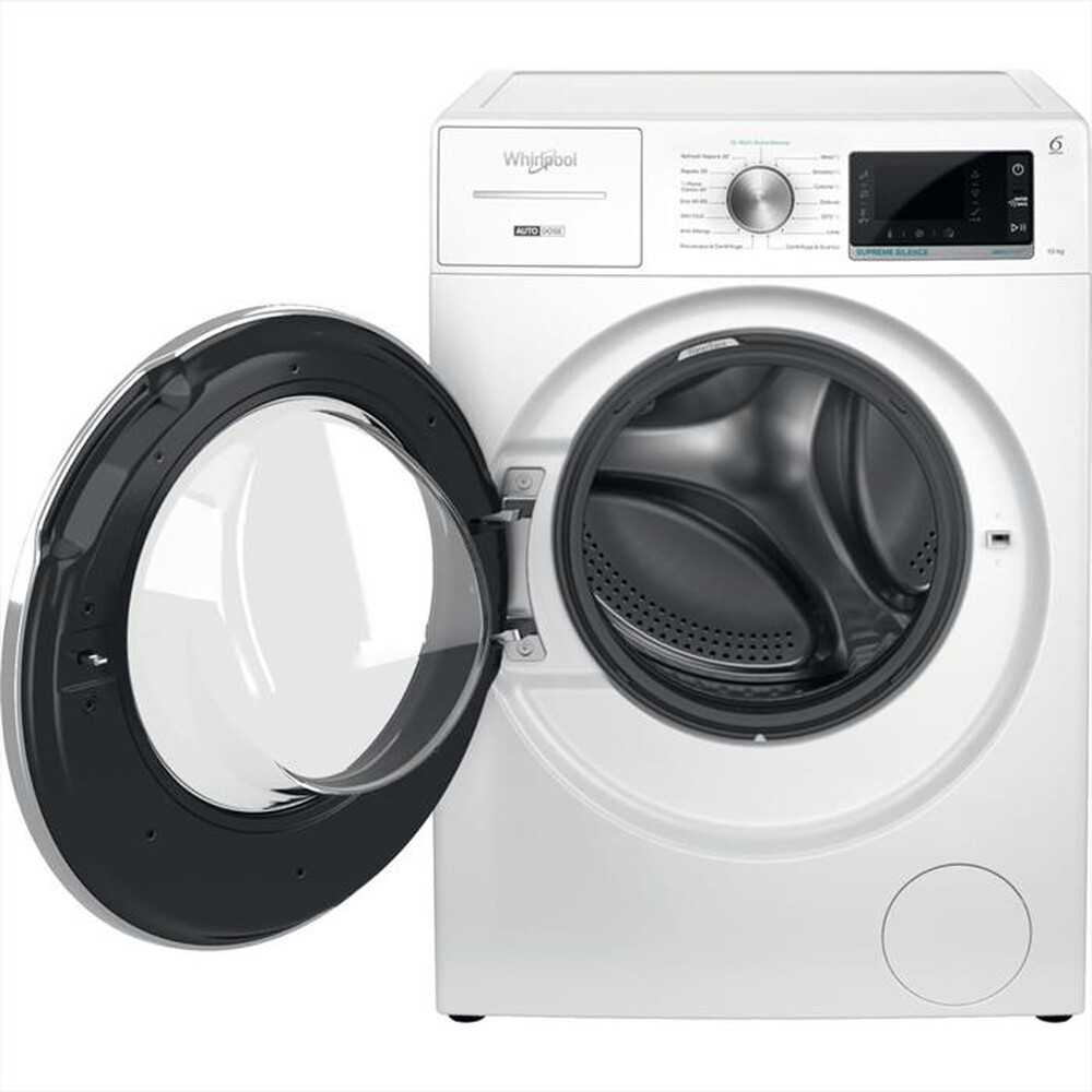 "WHIRLPOOL - Lavatrice SUPREME SILENCE W8 W046WR IT 10 Kg - A-Bianco"