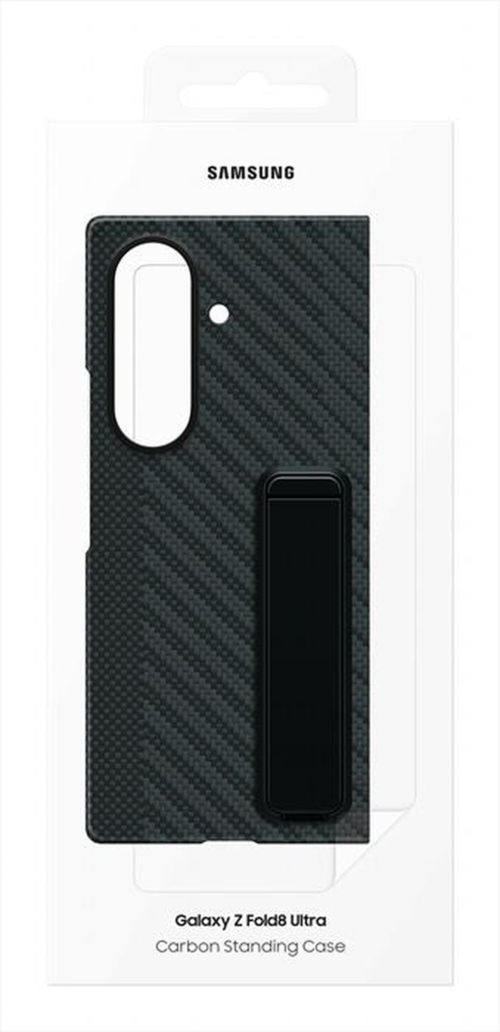 Immagine del prodotto SAMSUNG - Custodia Carbon Standing Case Galaxy Z Fold8 Ultra-Black
