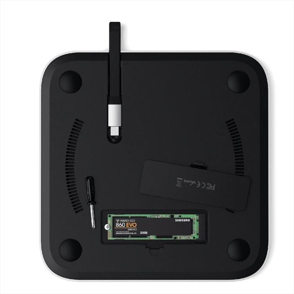 Immagine del prodotto SATECHI - STAND HUB PER MAC MINI SSD-bianco