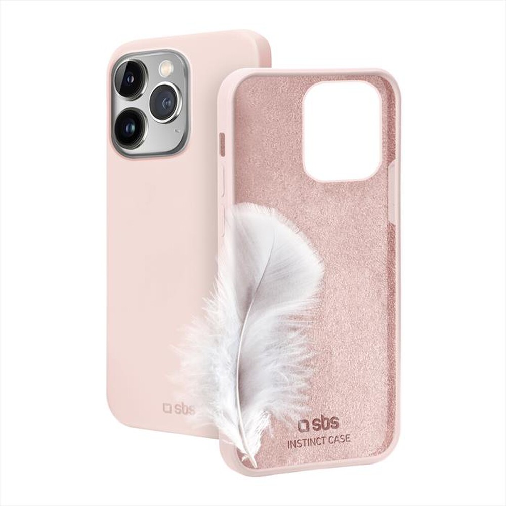 "SBS - Cover Instinct TEINSTIP1461PP per iPhone 14 Pro-Rosa"