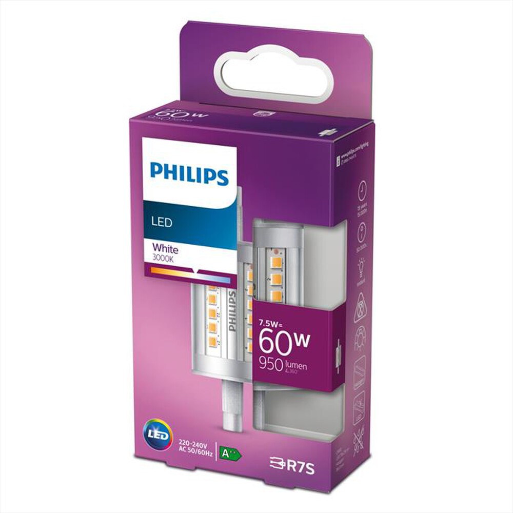 "PHILIPS - Lampada a LED CORTA R7S 60W"