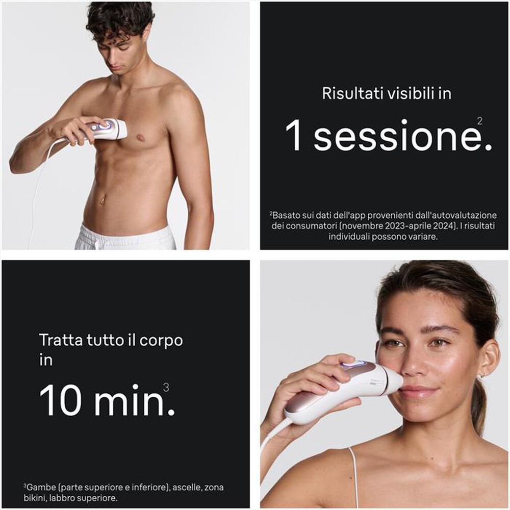 Immagine del prodotto BRAUN - Epilatore a luce pulsata smart IPL PL7211 BOX EURO-BIANCO/BRONZO