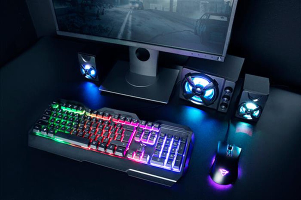 "TRUST - GXT856 TORAC GAMING KEYBOARD IT-Black RGB"