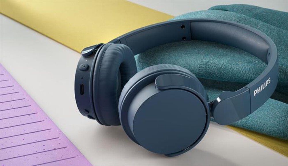 "PHILIPS - Cuffie a padiglione chiuso TAH4209BL/00-Blue"
