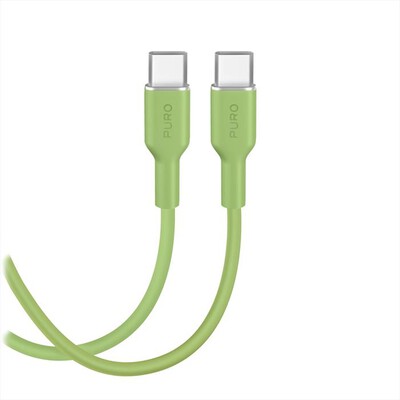 PURO - Cavo ICON da USB-C a USB-C, 1.5m-Salted Lime