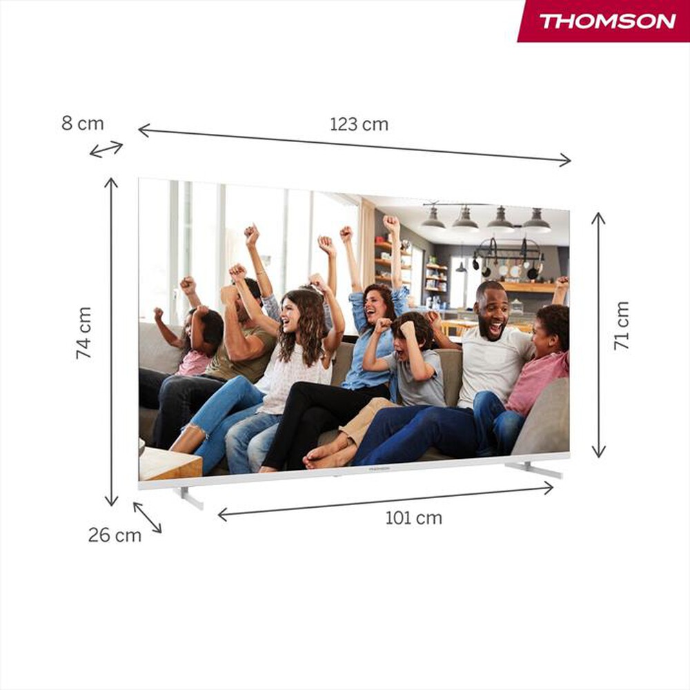 "THOMSON - Smart TV LED UHD 4K 55\" 55UG4S14W-Bianco"