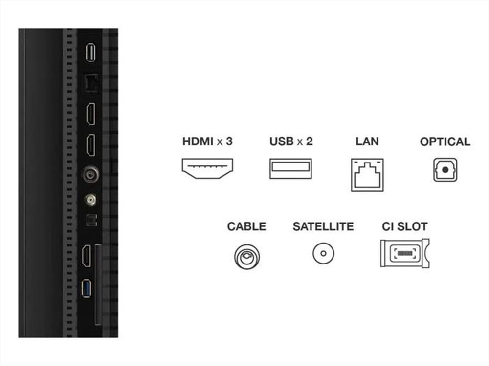 Immagine del prodotto TCL - Smart TV LED 4K 50" 50T69C-Nero