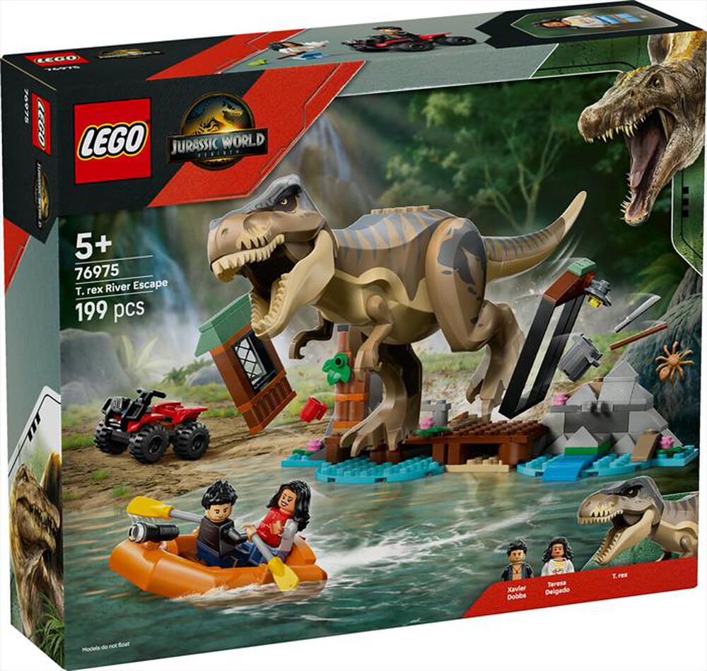 Immagine del prodotto LEGO - JURASSIC WORLD Fuga sul fiume dal T. rex 76975