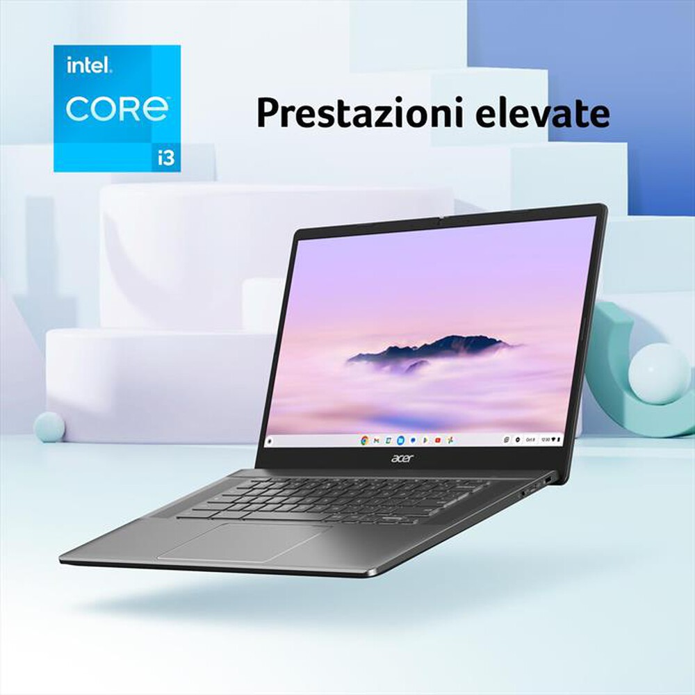 Immagine del prodotto ACER - CHROMEBOOK PLUS 515 CB515-2H-34ZU LAPTOP IA Google-Grigio