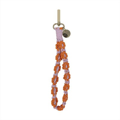 SBS - Cord bracelet CMCORBRACDAISY3-Pink orange