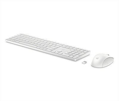 HP - TASTIERA E MOUSE 650 WIRELESS-Bianca