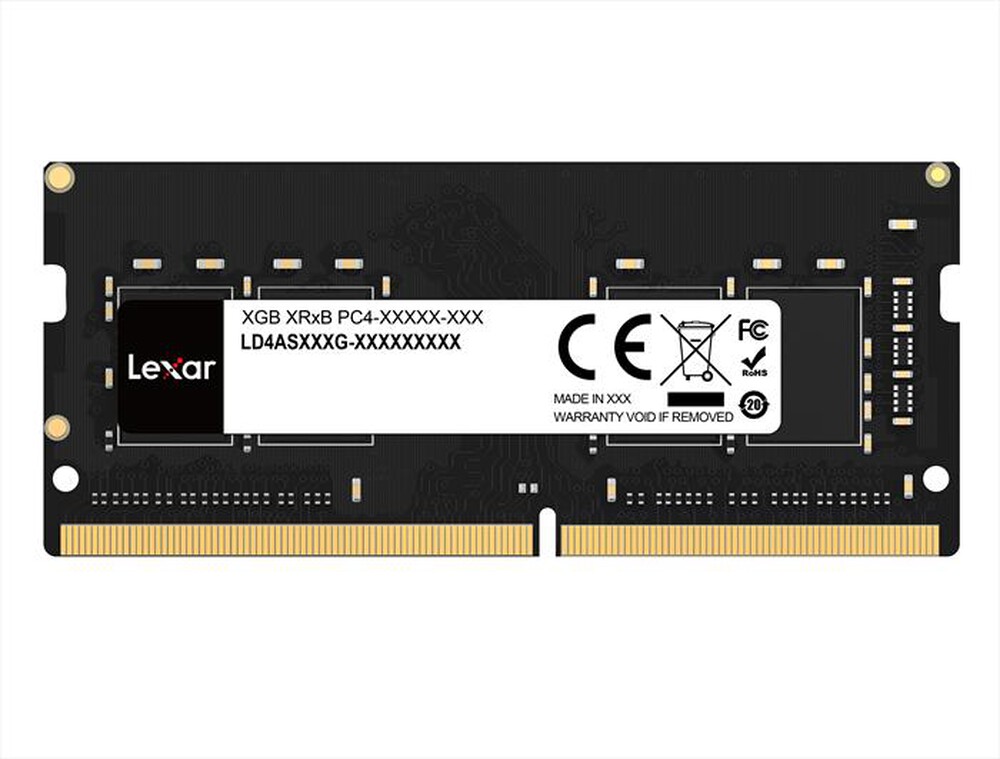 "LEXAR - Memoria per desktop 32GB DDR4 260 PIN-Black"
