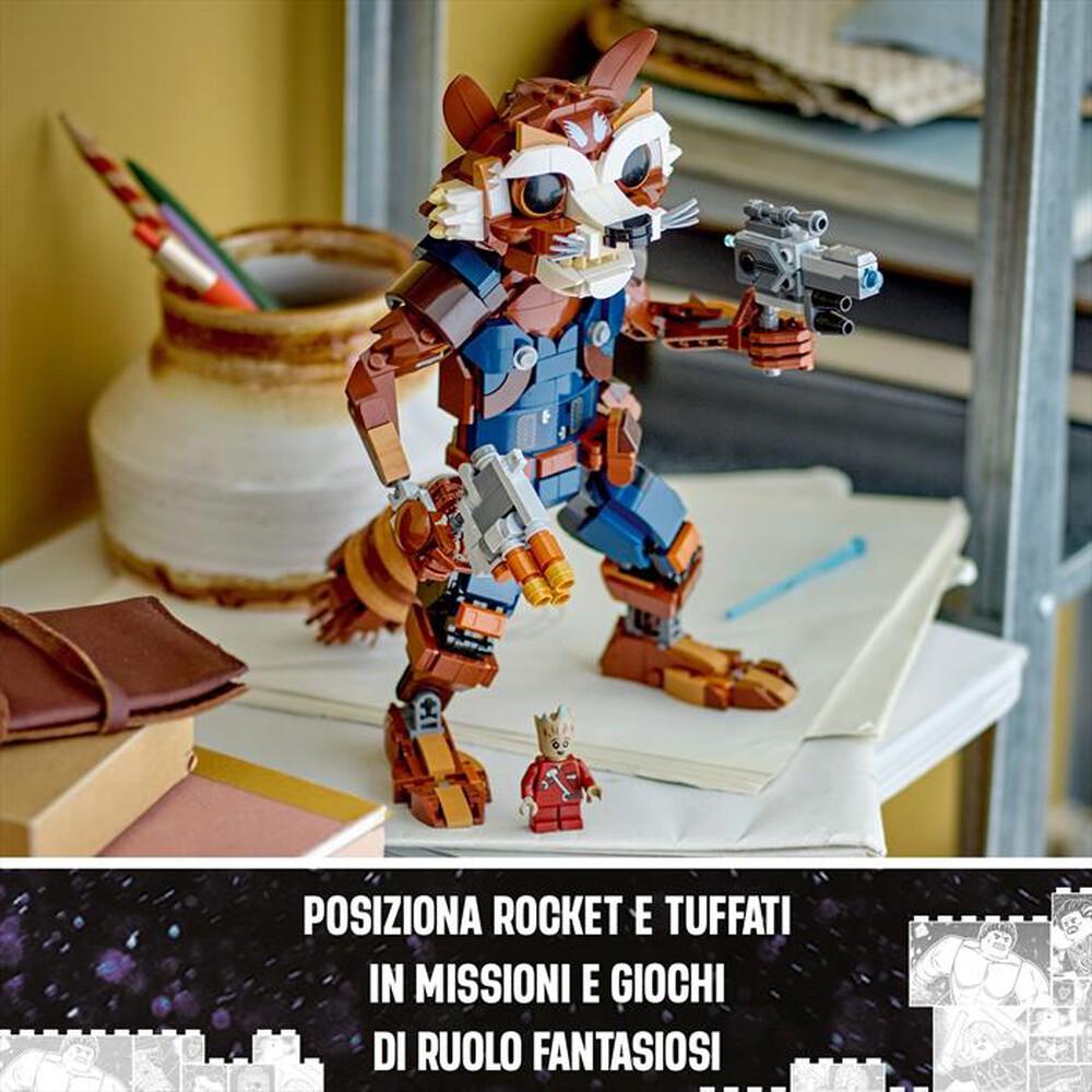 Immagine del prodotto LEGO - SUPER HEROES MARVEL Rocket e Baby Groot 76282