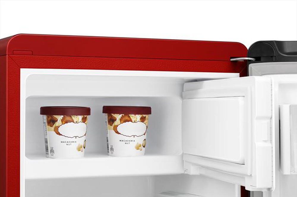 "HISENSE - Frigorifero 1 porta RR106D4CRE Classe E 82 lt-Rosso"