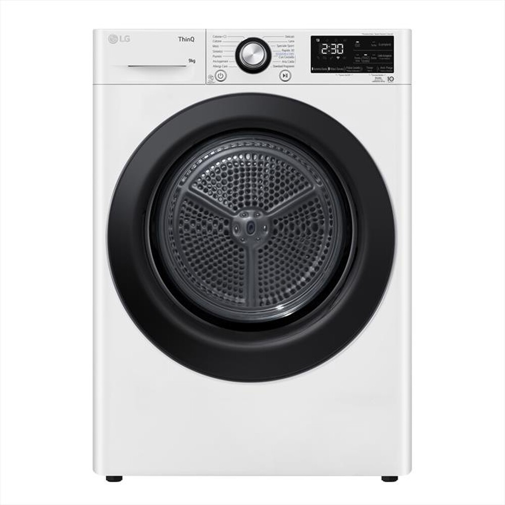 Immagine del prodotto LG - Asciugatrice RH90V9AVBN 9Kg Classe C-Bianco