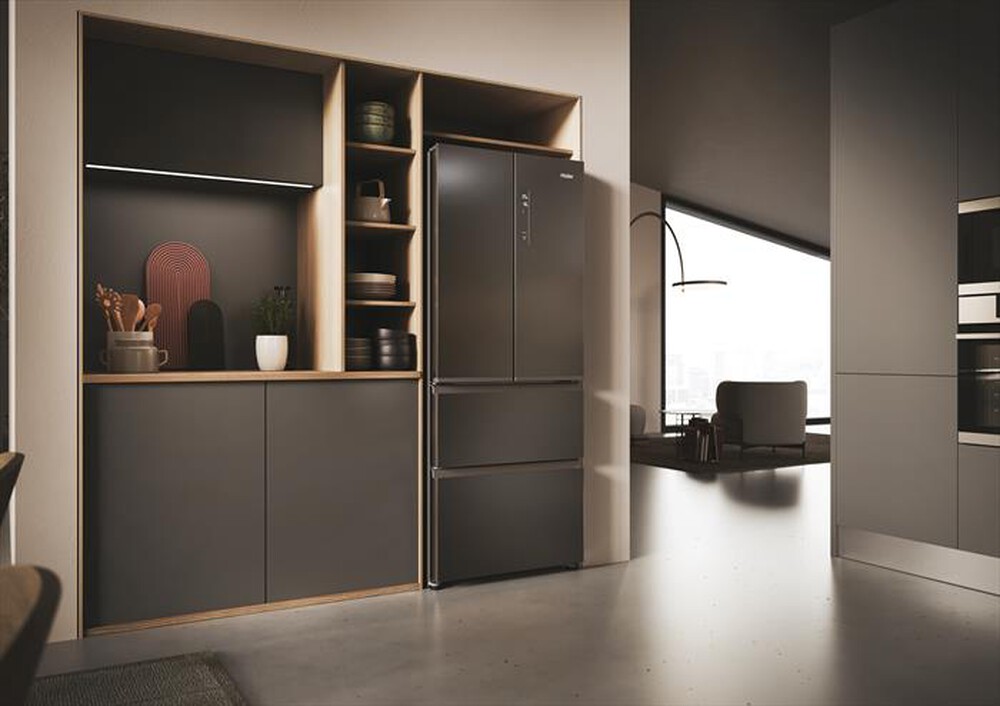 Immagine del prodotto HAIER - Frigorifero combinato HFR3718DNMD Classe D 402lt-Antracite